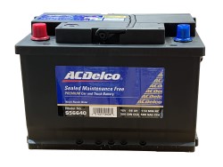 BATERÍA 66 AH 580 CCA 12 V BORNE ESTÁNDAR POSITIVO IZQUIERDO AC DELCO