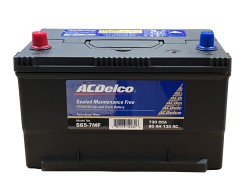 BATERÍA 80 AH 730 CCA 12 V BORNE ESTÁNDAR POSITIVO IZQUIERDO AC DELCO