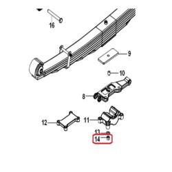 TUERCA SOPORTE SUSPENSION DELANTERA