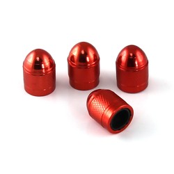 TAPAS DE VÁLVULA METÁLICA ROJA SLIME