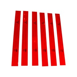 BLISTER CINTA REFLECTANTE ROJA 50 CM