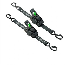 SET 2 RATCHET 2 PULG RETRÁCTIL CON GANCHO TIPO S 4 MTS 1500