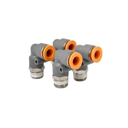 PACK 4 UN CONEXIÓN CURVA TUBO 3/8 PULG HILO 3/8 PULG