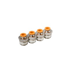 PACK 4 UN CONEXIÓN RECTA TUBO 6 MM HILO 3/8 PULG