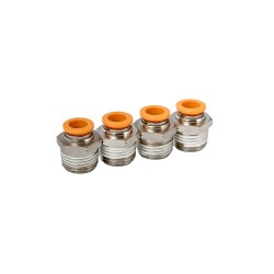 PACK 4 UN CONEXIÓN RECTA TUBO 10 MM HILO 1/2 PULG