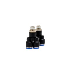 PACK 2 UN UNION Y TUBO 10 MM X HILO 1/4 PULG