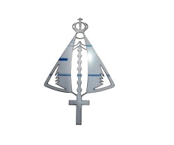 APLIQUE CROMADO DECORATIVA INOX