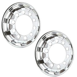 TAPA DE RUEDA DELANTERA CROMADA TIPO EUROPEO