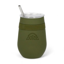 MUG PARA MATE COLOR VERDE 360ML