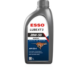 ACEITE MOTOR ESSOLUBE XT3 20W-50 1L CAJA 12 UNIDADES