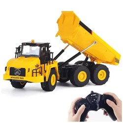 CAMION MINERO ARTICULADO A CONTROL REMOTO HUINA 1553