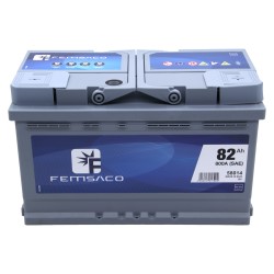 BATERÍA 82 AH 720 CCA 12 V BORNE ESTÁNDAR POSITIVO DERECHO FEMSACO
