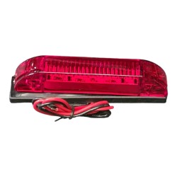 FOCO LATERAL LED ROJO 12 Y 24 VOLTS