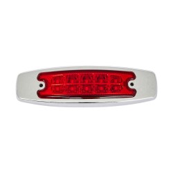 FOCO LATERAL LED ROJO 12 Y 24 VOLTS