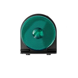 FOCO LATERAL LED VERDE 12 Y 24 VOLTS CON SOPORTE