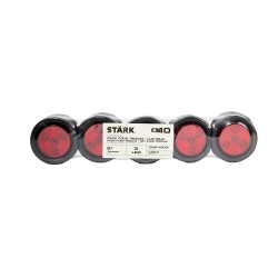 PACK 10 FOCOS  TROCHA LED 2 PULG ROJO 12 Y 24 VOLTS