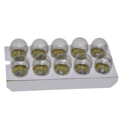 AMPOLLETA 12V 10W 1 CONTACTO CAJA 10 UND