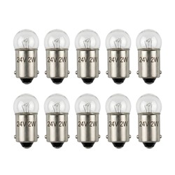 AMPOLLETA 24V 2W CAJA 10 UND