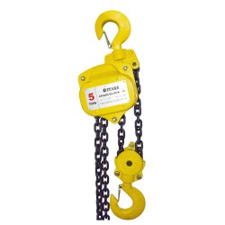 TECLE DE CADENA 5T CON DOS CADENAS 9X27 MM