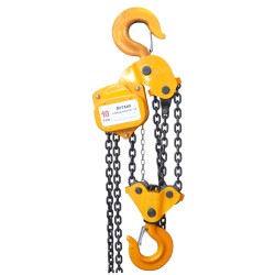 TECLE DE CADENA 10T CON CUATRO CADENAS 9X27 MM