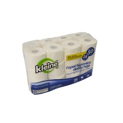 PAPEL HIGIÉNICO DOBLE HOJA 24 ROLLOS X 50 M