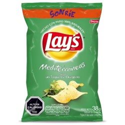LAYS MEDITERRANEO OREGANO 36 GR