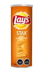LAYS STAX CHEDDAR 134 GR