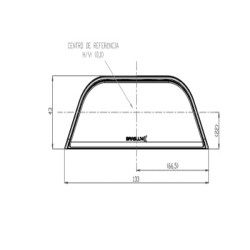 REFLECTANTE EN PARACHOQUE TRASERO VOLARE