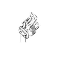 CONECTOR 3 VIAS TERMINAL HEMBRA