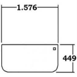 VIDRIO FIJO 3° VENTANA SENIOR G6