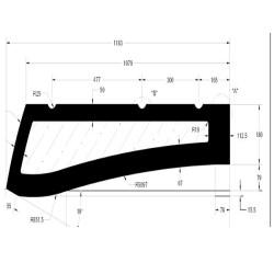 VIDRIO INFERIOR LADO IZQUIERDO CHOFER VOLARE FLY