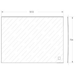 VIDRIO FIJO PRIMERA VENTANA LADO DERECHO O SEGUNDA IZQUIERDO