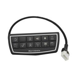 MULTIPLEX G7 PANEL COMANDO 12 TECLAS GRIS #3 URBANO