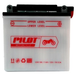 BATERÍA 7 AH 74 CCA 12 V BORNE ESTÁNDAR POSITIVO DERECHO PILOT