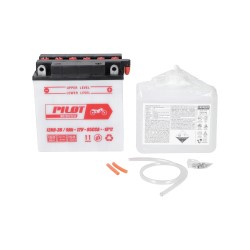 BATERÍA 9 AH 85 CCA 12 V BORNE ESTÁNDAR POSITIVO DERECHO PILOT