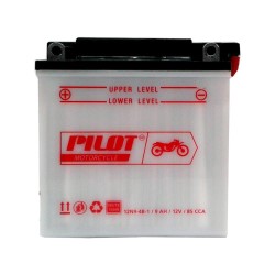 BATERÍA 9 AH 85 CCA 12 V BORNE ESTÁNDAR POSITIVO IZQUIERDO PILOT