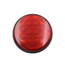 FOCO TRASERO LED  4 PULG ROJO 24 VOLTS