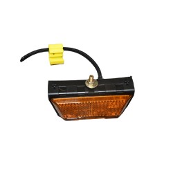 FOCO LATERAL LED AMBAR 12 / 24 VOLTS CON SOPORTE Y CABLE