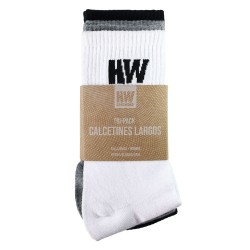 TRIPACK CALCETINES LARGOS HW ALGODÓN	