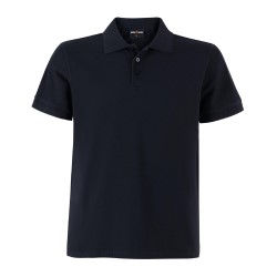 POLERA PIQUE MANGA CORTA AZUL TALLA XXL