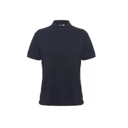 POLERA PIQUE M/CORTA AZUL T/S