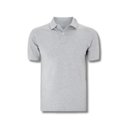 POLERA PIQUE M/CORTA GRIS T/XXL