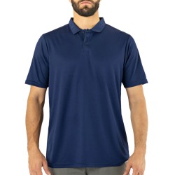 POLERA COOLDRY QUEBEC MANGA CORTA AZUL XL