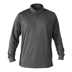POLERA COOLDRY QUEBEC MANGA LARGA GRIS L