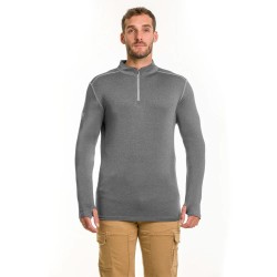 POLERA DRY FIT HW SPX MANGA LARGA HOMBRE CARBON GREY M