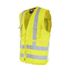 CHALECO GEOLOGO 360 GABARDINA AMARILLO TALLA S