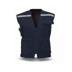 CHALECO GEOLOGO CANVAS AZUL TALLA L