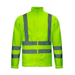 CHAQUETA MICROPOLAR VERDE FLÚOR HIVI 360°