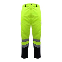 PANTALON CARGO BICOLOR (L) AMARILLO HI-VIS LAND KUMEN