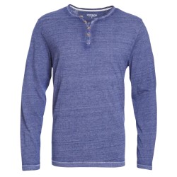 POLERA MODA CUELLO REDONDO AZUL TALLA XXXL